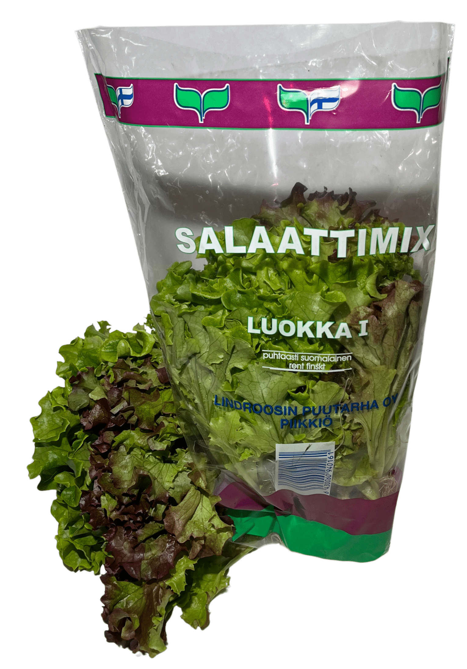 Salaattimix ruukku pussissa